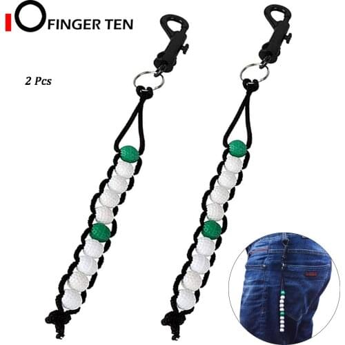 2 Pc Golf Beads Score Counter Stroke Count with Clip Keeper Putting Score Counters Hook to Belt Bag