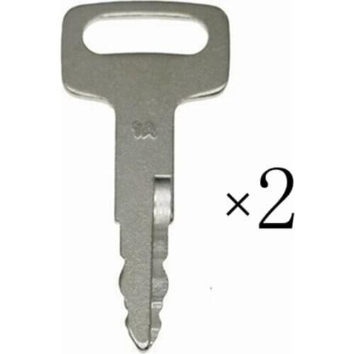 2) Ignition Keys For Nissan Forklift Heavy Equipment NEW # 1A, KEY00-GB01A
