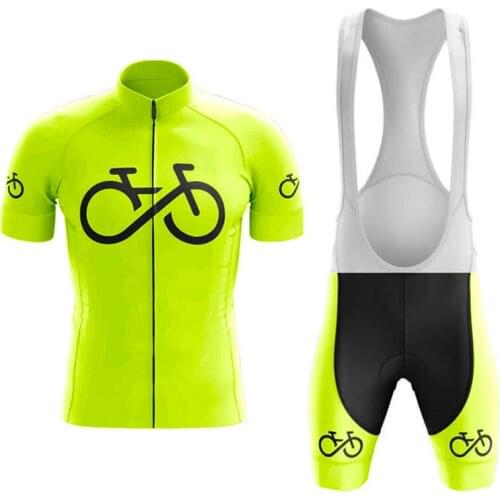 2021 Pro Team Summer Mens Cycling Set Bicycle Racing Riding Clothes Suit Mtb Bike Clothing Outdoor Sportwear Koszulka Rowerowa