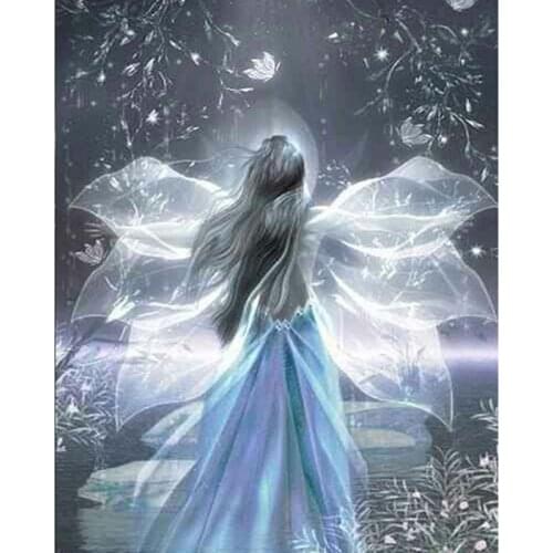 3D Diamond Painting Beautiful Fairy Square Rhinestone Picture Cross Stitch Kits diy Diamond Embroidery KBL
