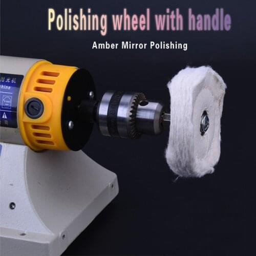6Pcs Polishing Buffing Pad Mop Wheel Drill Kit Polishing Wheel Cloth Cotton Polishing Mops Pad For Rotary Metal Jewelry