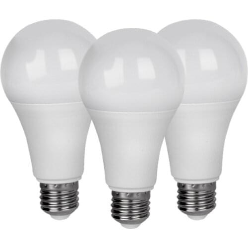 No Flicker LED Bulb Lamp E27 220V Light Bulb Smart IC Real Power3W 5W 7W 9W 12W 15W 18W 22W High Brightness Lampada LED Bombilla