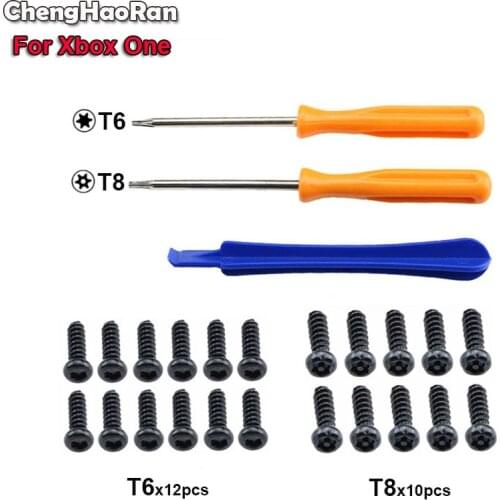 ChengHaoRan Game Tools Kit For Xbox One X S Slim / Elite Controller Torx T8H T6 Screwdriver Tear Down Repair Tool with Screws