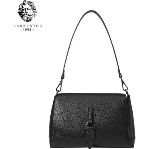 LAORENTOU Womens Bags 2020 Shoulder Bags Crossbody Purse Split Leather Messenger Bag Lady Cross Body Flap Mini Handbag for Girl
