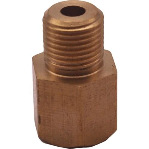 Brass Pipe Fitting Adapter 1/8' Male NPT X 1/8' Female NPT Reducer Brass Fitting Adapter