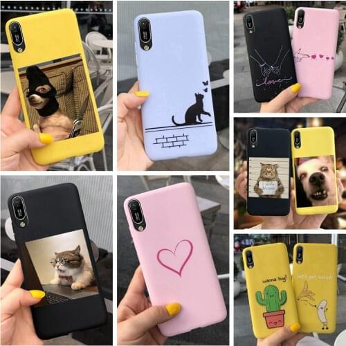 Cute Cartoon Phone Case For Huawei Y6 Prime 2018 2019 Cover Cactus Soft Fundas For Huawei Y6P 2020 Y 6P Y6Pro 2017 Y62018 Bumper
