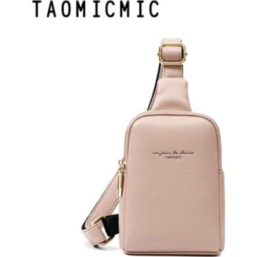 Fashion Women Bag Womens Chest Pack Sports Belt Bag Mini High Quality Crossbody Bags Female PU Leather Waist Bags Purse Pocket