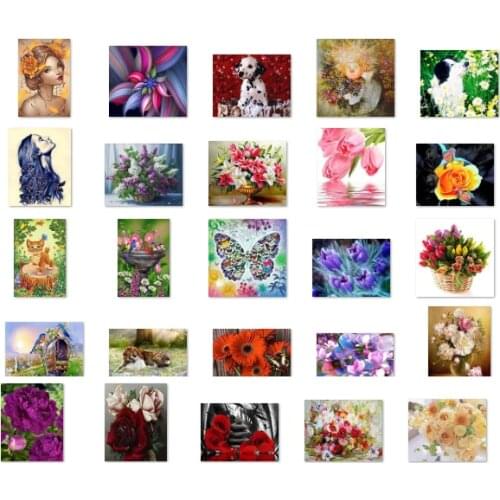Flower Stone Rose Counted Cross Stitch 11CT 14CT 18CT 25CT 28CT DIY Chinese Cross Stitch Kits Embroidery Needlework Sets