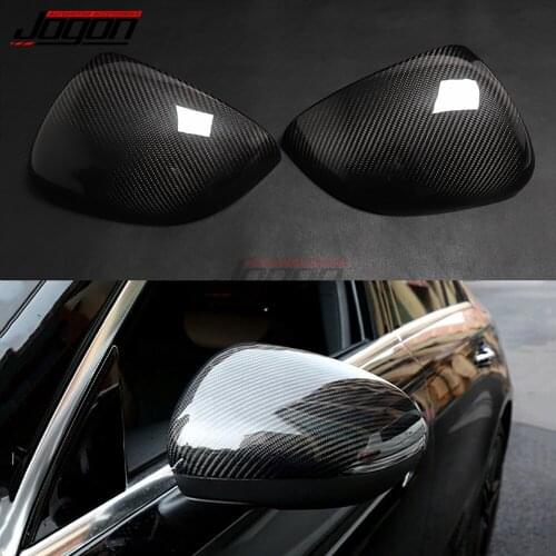 Real Carbon Car Side Rear View Rearview Mirror Cover Caps For Mercedes Benz A Class W177 CLA Class C118 2019 2020 2021