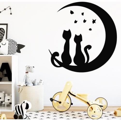 Cartoon Lovers Wall Stickers Modern Fashion Wall Sticker Home Decoration Accessories for Bedroom Sweet Loving Wall Art Decal