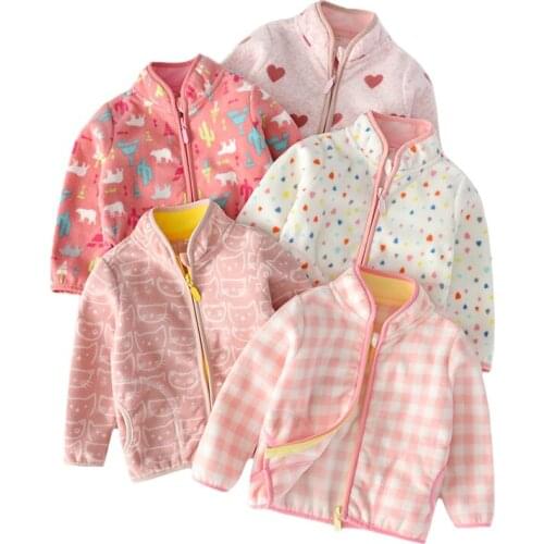 Autumn New Childrens Clothing Cartoon Jacket Baby Boys Girls Baby Outing Clothes Jacket Children Zipper Cardigan Jacket
