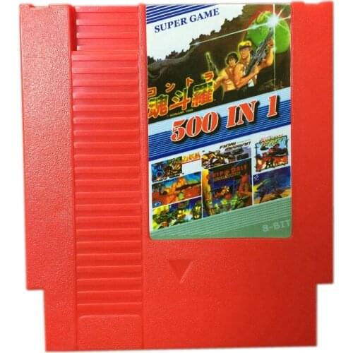 2017 New Arrival 500 in 1 Games collection 8 Bit 72 Pins Game Card