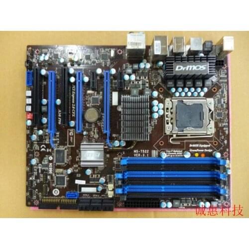 Original motherboard for MSI X58 Pro LGA 1366 DDR3 for i7 cpu 24GB USB2.0 SATA2 X58 Desktop motherboard Free shipping
