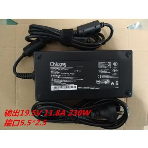 Genuine A12-230P1A A17-230P1A AC power Adapter ADP-230EB T 230W 19.5v 11.8A charger For MSI GS75 GS65 P65 WS65 Gaming adapter
