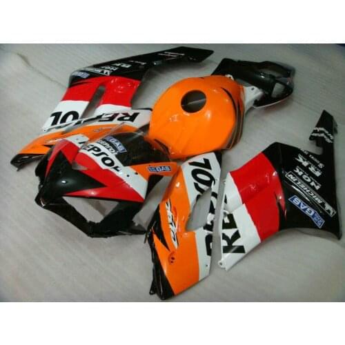 REPSOL black white red Yellow for CBR1000RR 2004 2005 CBR1000 RR Fairing for CBR 1000 RR 04 05 ST66