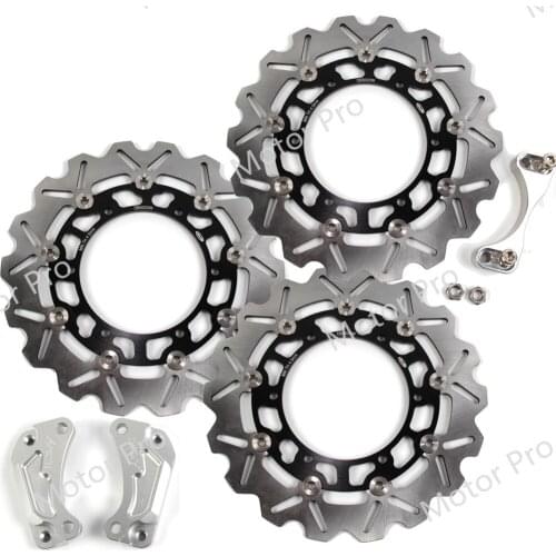 For Yamaha XP T-MAX 500 2008 2009 2010 2011 Front Rear Brake Disc Disk Rotor Kit Motorcycle XP500 T-MAX500 TMAX 08 09 10 11 GOLD