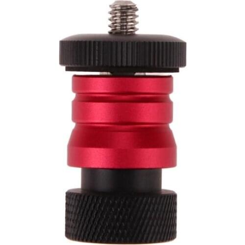 ALLOET Mini 1/4" Thread Camera Tripod Ball Head Quick Release Detachable Plate Monopod Tripod Ballhead For Canon Nikon Sony DSLR