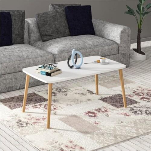 Modern White Medium coffee table Wood coffee tables table basse furniture living room table