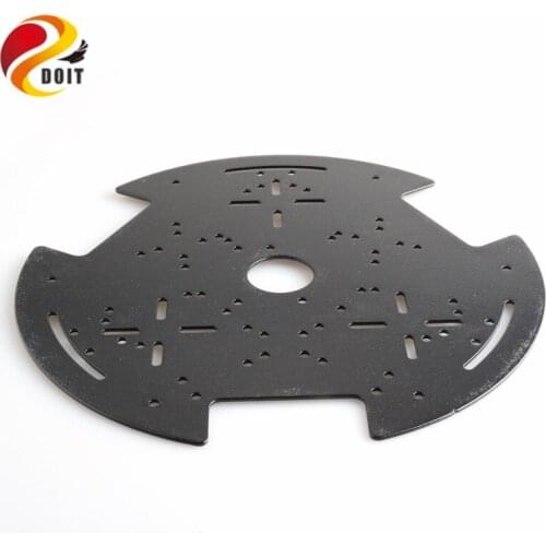 SZDOIT Metal Panel / Bottom Plate Omnidirectional wheel Car Panel Robot Platform Parts