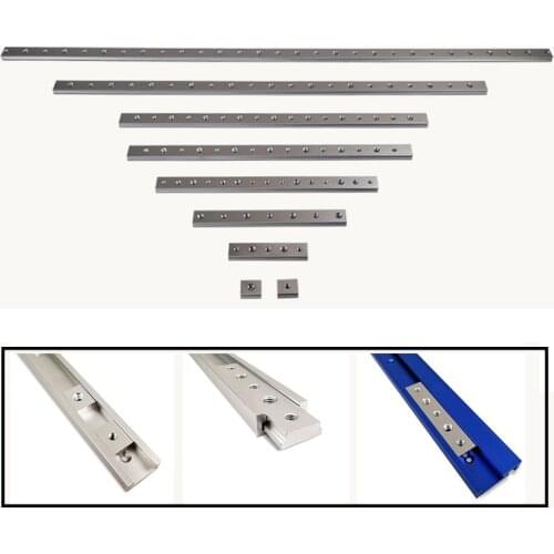 Aluminum M6/M8 T track Slot Slider Sliding Bar T Slot Nut For 30/45 Type T-Track Jigs Screw Slot Fastener Woodworking DIY Tools