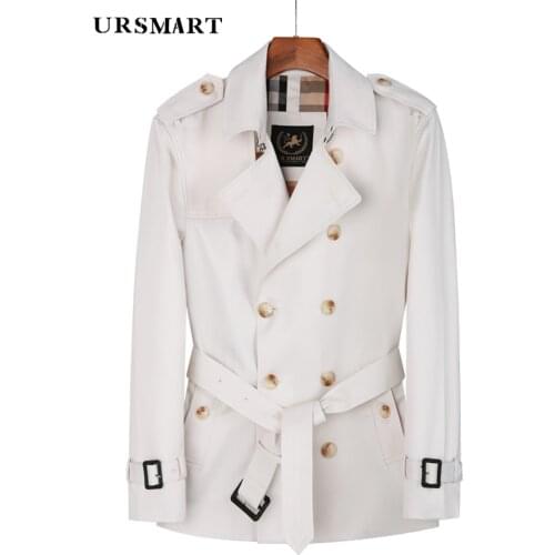 URTRIPOD Men's Classic Trench Coats