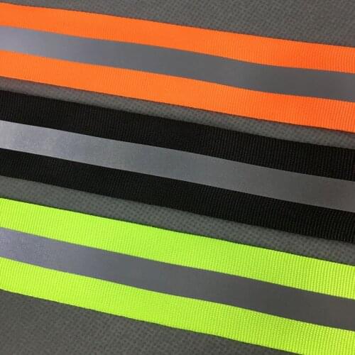 High Quality Width 1- 5cm Green Oxford Reflective Fabric Sewing Tape,Sewn On reflective Tape for clothing bags high visibility