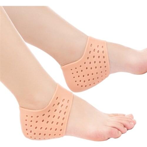 2 pieces Heel Protector Protective Sleeve Heel Spur Pads for Relief Plantar Fasciitis Heel Pain Reduce Pressure on Heel