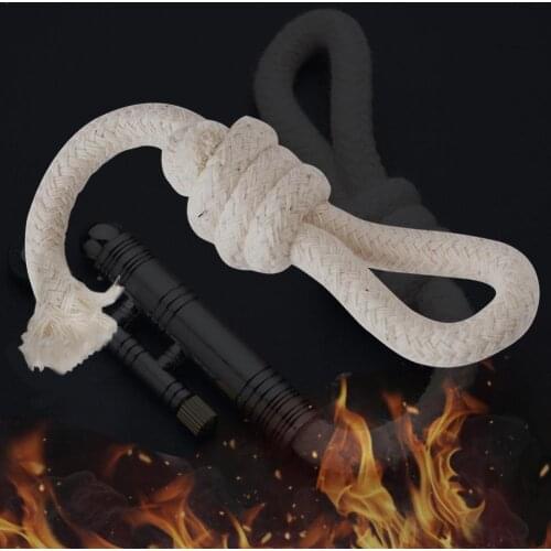 Outdoor Survival Camping Lighter Cotton Core Wick Copper Replacement Oil Core Wire Kerosene Lighter Accessories Cotton E6W6