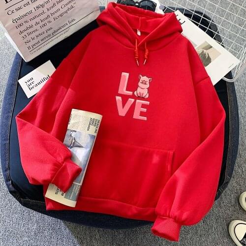 Womens Plus Size Hoodie Women Harajuku Leisure Animal Print Clothes Women Hoodies Sweatshirt Kawaii Clothes Oversized Hoody