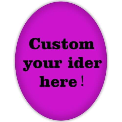 10pcs/ lot Custom pictures snap button13x18mm/18x25mm/30x40mm photo Oval glass cabochon demo flat back Making findings AL100