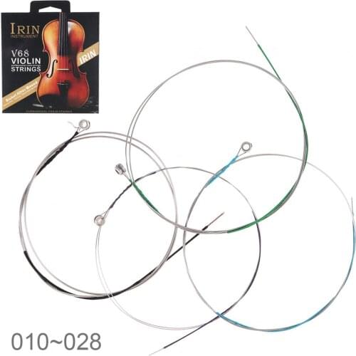 4pcs/lot Violin String E-A-D-G Steel Wire with Full Bright Tone for 1/8 - 4/4 All Size Violin