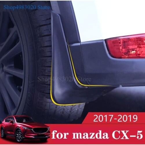 Black Car Front Rear Mud Flaps Mudflaps Splash Guards Flap Mudguards Fender For Mazda CX-5 CX5 CX 5 2017 2018 2019 Accessories