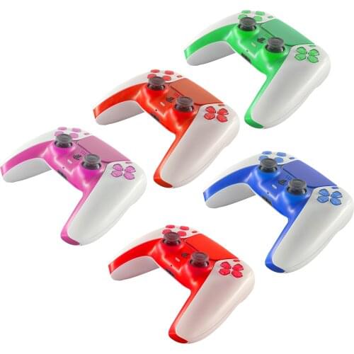 Game Controller DIY Replacement Accessories For PS5 Wireless Handle Controller Buttons Gampad Part For PS5 Decorative Strip