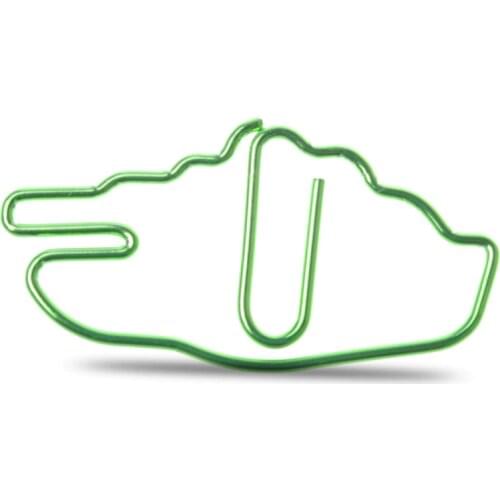 Stationery paperclip Lackadaisical supplies paper clip tank multicolour paperclip bookmark clip bookmark green tank paper clips