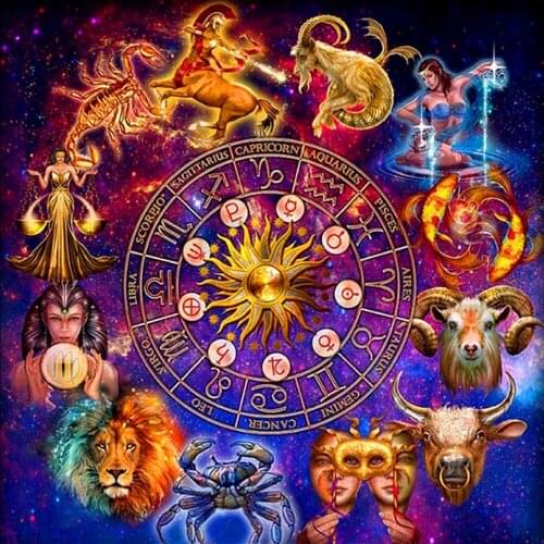 Kexinzu Full Square/Round Drill 5D DIY Diamond Painting "Twelve constellations" 3D Embroidery Cross Stitch 5D Home Decor Y34605