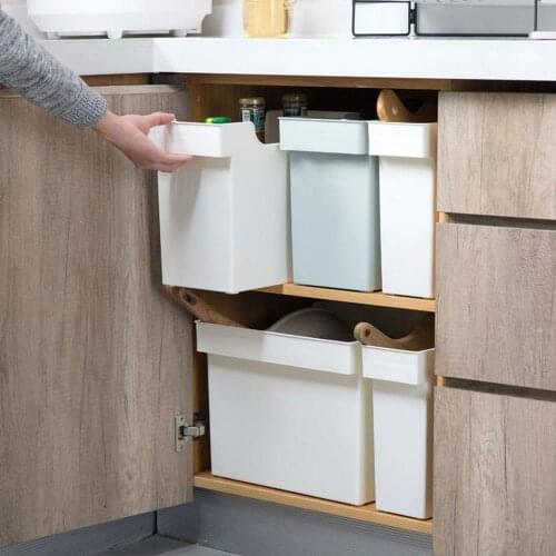 Kitchen Plastic Box Cabinet Storage Containers Spice Organizer Holder Cooker Tableware Storage Box Case Desketop Organizer