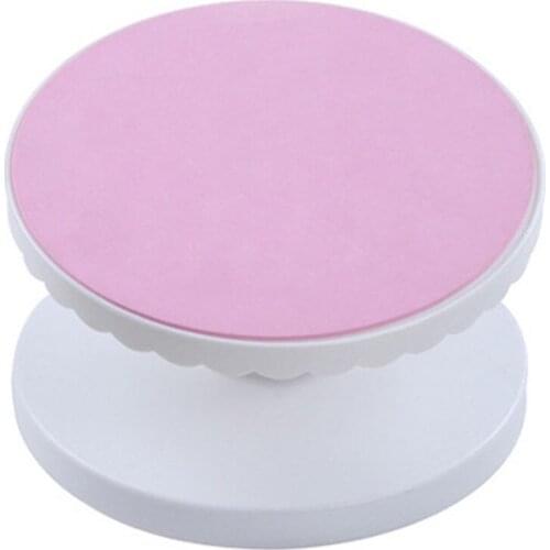 Cake Decorating Base Turntable Platform Round Rotating 360 degrees Revolving Cakes Stand Sugar craft Swivel Plate Baking Tools