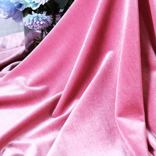 50*160cm Polyester Knitting Velvet Fabric In Winter Short Brushed Fabric For Stage Costumes And Toy Dolls 150gsm