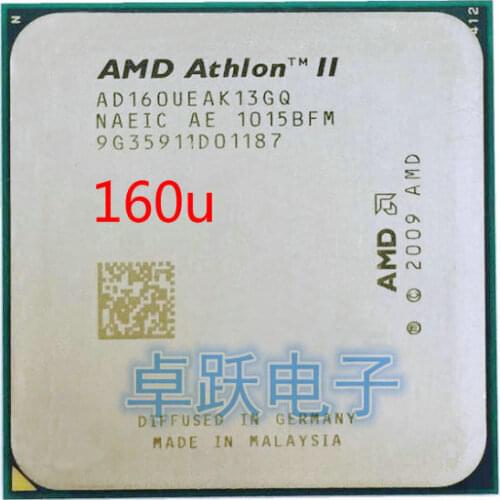 AMD Athlon II 160u 1.8G 20W AD160UEAK13GQ Socket AM3 free shipping