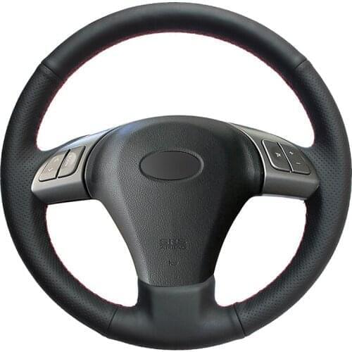 Hand-stitched Black Artificial Leather Car Steering Wheel Cover for Subaru B9 Tribeca 2006-2007 Tribeca 2007 2008 2009 2010-2014