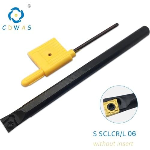 S06K S07K S08K S10K S12M S14N S16Q SCLCR06 Internal Turning Tool CNC Tool Holder for CCMT060204 / CCMT060208 Insert Lathe Tools