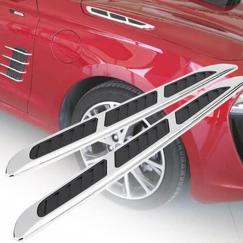 Universal Fit ABS Plastic Hood Bonnet Vent Front Engine Cover Vehicle Auto Decorative Sticker Car Side Air Outlet Vent Cover