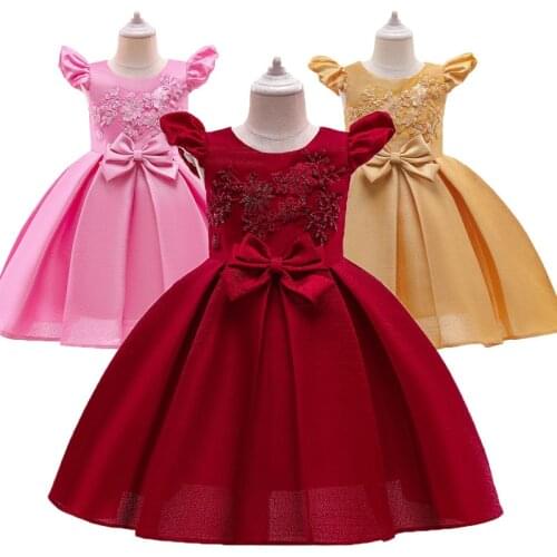 Girl Party Dress Elegant Petticoat Clothes Children Evening Gown Birthday Bridesmaid Dress Vestidos Princess Dresses For Girls