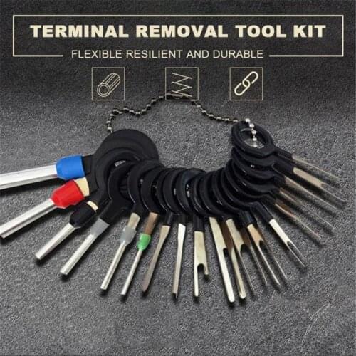1Set Auto Wire Plug Connector Extractor Kit Car Terminal Removal Tool Automotive Repair Tool Puller Release Tools Kits