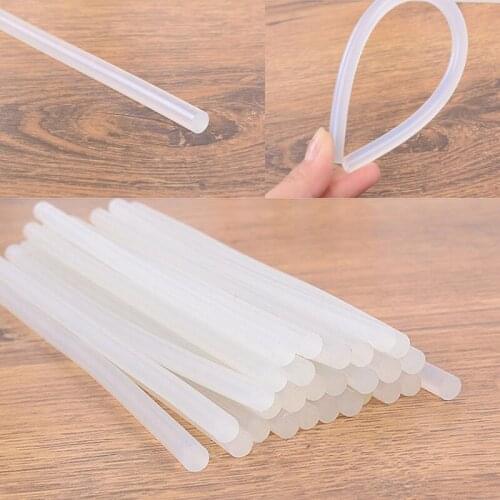 10pcs 7mm x 190mm Clear Glue Adhesive Sticks For Hot Melt Gun Car sticks Audio Craft