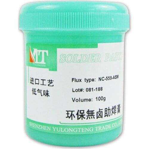 100g rosin Flux Soldering NC 559 ASM SMD Environmentally friendly halogen-free BGA solder Grease SMT Repair Tool Solder