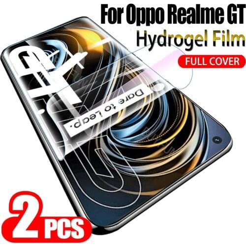 2PCS For gt neo Film For Oppo Realme GT Neo Hydrogel Film Screen Protector Hydrogel Protective For realme 8 pro screen film