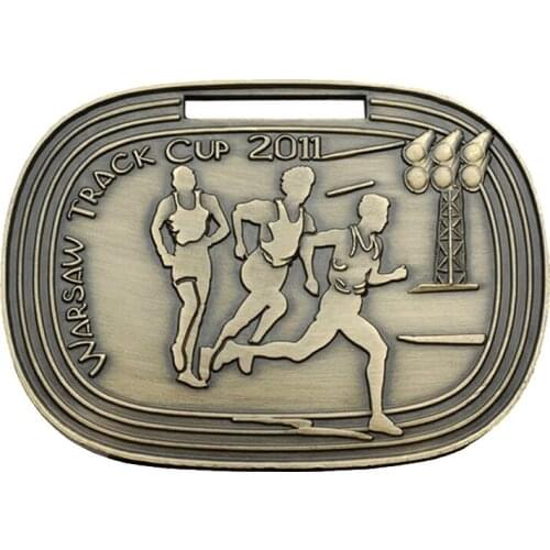 Antique Running Medal 3d Die Casting Ancient Bronze Sports Medal k20046