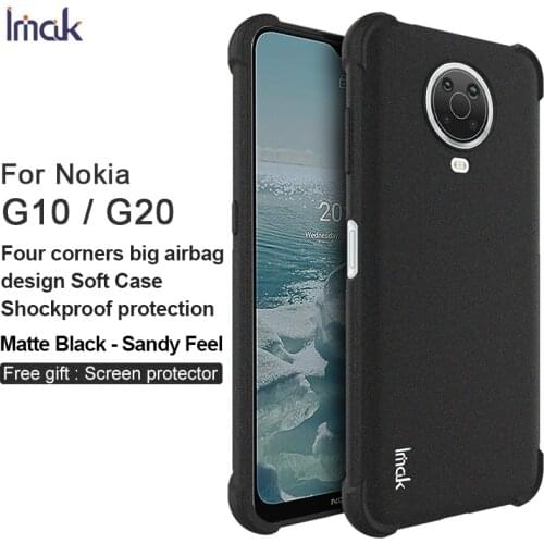 Case for Nokia G10 /Nokia G20 IMAK Shockproof Conners Airbags Soft TPU Back Cover Phone Cases