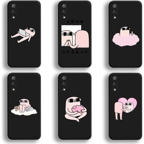 Cartoon Funny big eyes ketnipz Phone Case For Huawei Honor 30 20 10 9 8 8x 8c v30 Lite view 7A pro